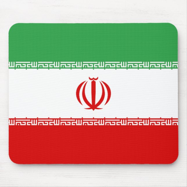 Flagge vom Iran Mousepad (Vorne)
