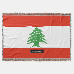 Flagge vom Libanon Decke