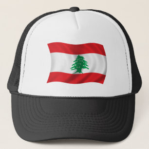 Flagge vom Libanon Truckerkappe