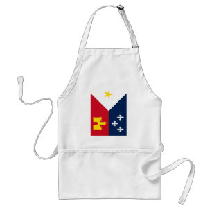 Flagge von Acadiana Schürze