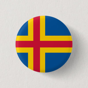 Flagge von Åland Button