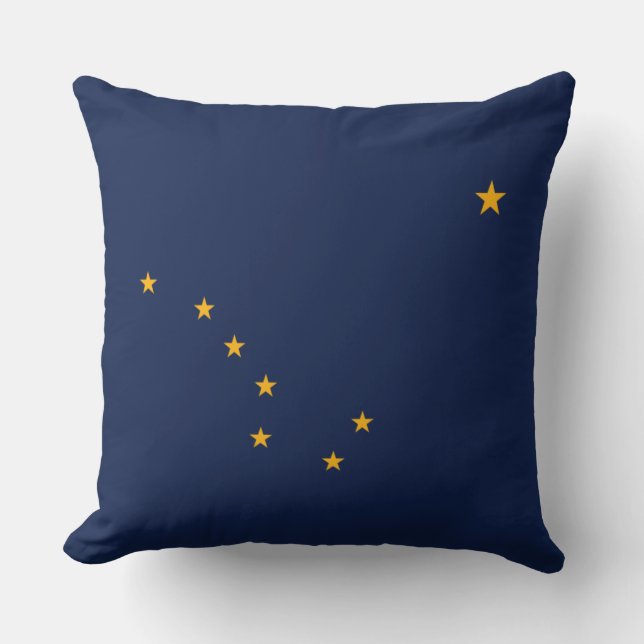 Flagge von Alaska Kissen (Vorderseite)