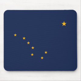 Flagge von Alaska Mousepad