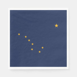 Flagge von Alaska Serviette