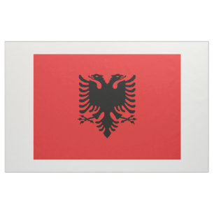 Flagge von Albanien - Flamuri Kombëtar - Stoff