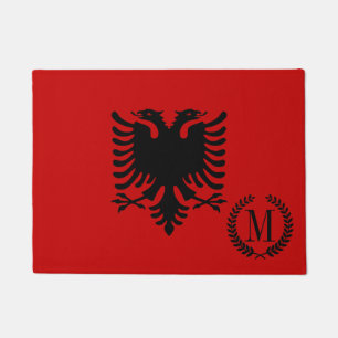 Flagge von Albanien Fußmatte