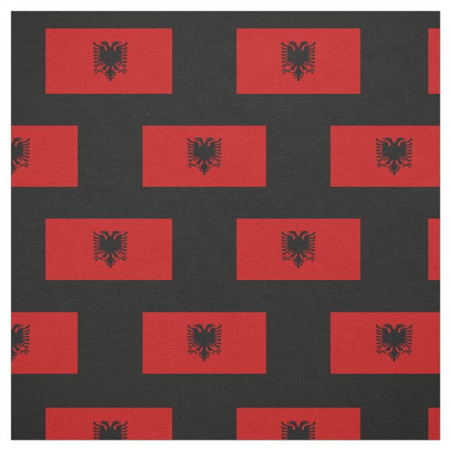 Flagge von Albanien Stoff (Muster)