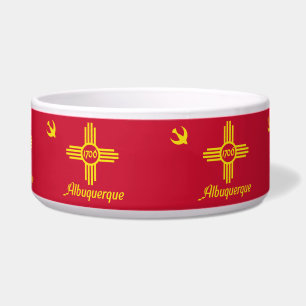 Flagge von Albuquerque, New Mexico Bowl Napf