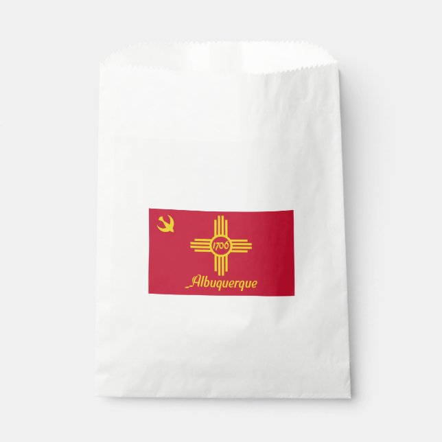 Flagge von Albuquerque (New Mexico) Geschenktütchen (Vorderseite)