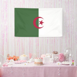Flagge von Algerien Banner