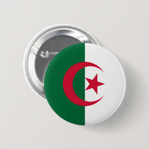 Flagge von Algerien  Button