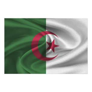 Flagge von Algerien Fotodruck