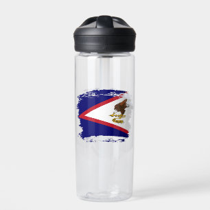 Flagge von Amerikanisch-Samoa Trinkflasche