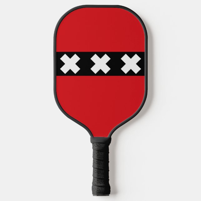 Flagge von Amsterdam, Niederlande Ping Pong Paddle (Vorderseite)