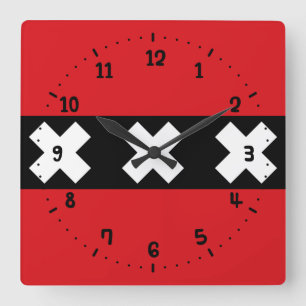 Flagge von Amsterdam, Niederländische Uhr