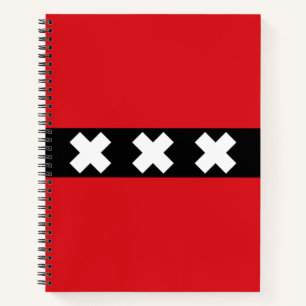 Flagge von Amsterdam Notizbuch