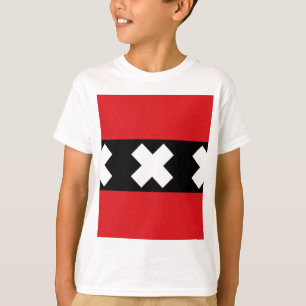 Flagge von Amsterdam T-Shirt