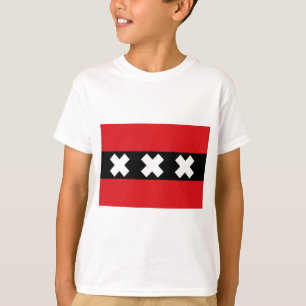 Flagge von Amsterdam T-Shirt