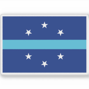 Flagge von Anaheim, Kalifornien (2018-2019) Aufkleber