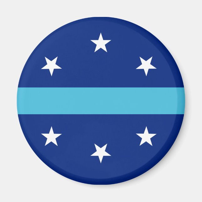 Flagge von Anaheim, Kalifornien Magnet (Vorne)