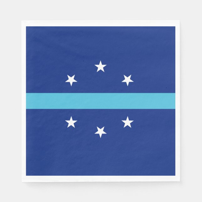 Flagge von Anaheim (Kalifornien, USA) Serviette (Vorderseite)