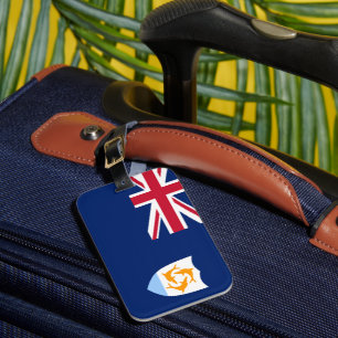Flagge von Anguilla Gepäckanhänger
