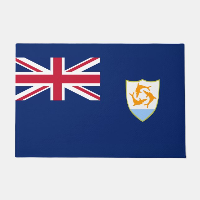 Flagge von Anguilla (Karibik) Fußmatte (Vorderseite)