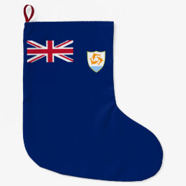 Flagge von Anguilla (Karibik) Großer Weihnachtsstrumpf
