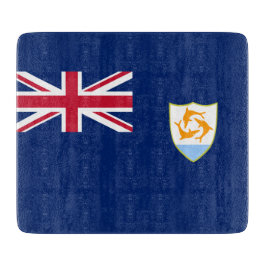 Flagge von Anguilla (Karibik) Schneidebrett