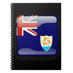 Flagge von Anguilla Notizblock