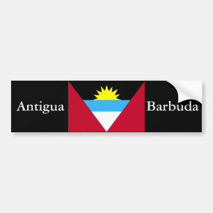 Flagge von Antigua und Barbuda Autoaufkleber