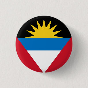 Flagge von Antigua und Barbuda Button
