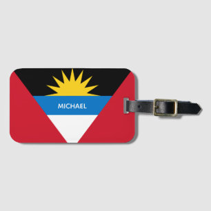 Flagge von Antigua und Barbuda Gepäckanhänger