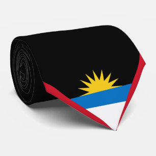 Flagge von Antigua und Barbuda Krawatte