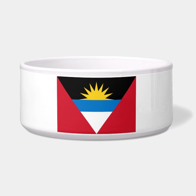 Flagge von Antigua und Barbuda Napf (Vorderseite)