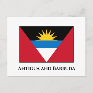 Flagge von Antigua und Barbuda Postkarte