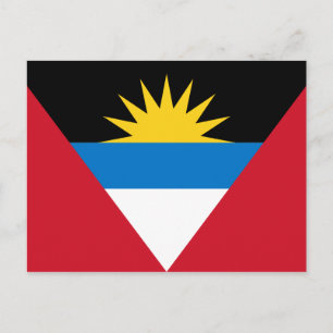 Flagge von Antigua und Barbuda Postkarte