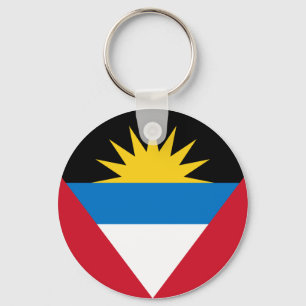 Flagge von Antigua und Barbuda Schlüsselanhänger