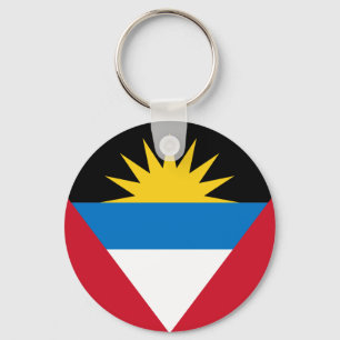 Flagge von Antigua und Barbuda Schlüsselanhänger