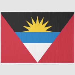 Flagge von Antigua und Barbuda Seidenpapier