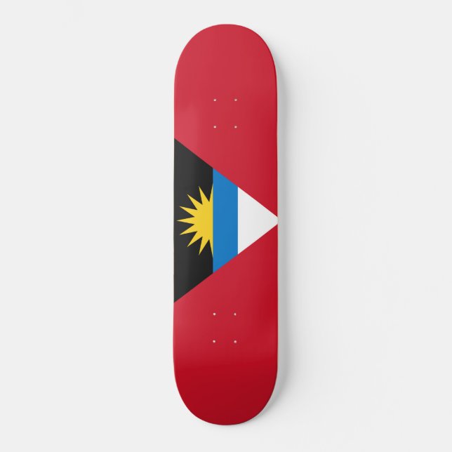 Flagge von Antigua und Barbuda Skateboard (Vorderseite)