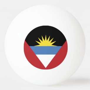 Flagge von Antigua und Barbuda Tischtennisball