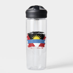 Flagge von Antigua und Barbuda Trinkflasche