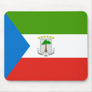 Flagge von Äquatorialguinea Mousepad