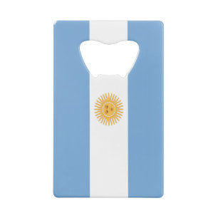Flagge von Argentinien Geldbeutel Flaschenöffner