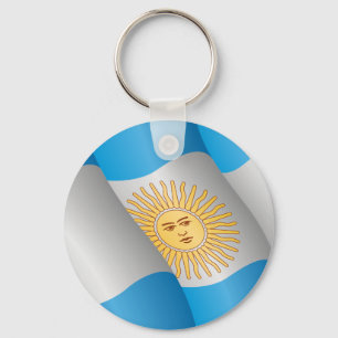 Flagge von Argentinien-Schlüsselanhänger Schlüsselanhänger