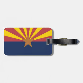 Flagge von Arizona Gepäckanhänger