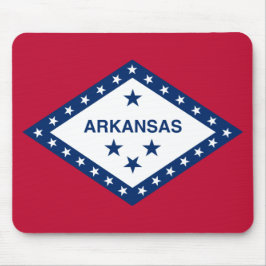 Flagge von Arkansas Mousepad