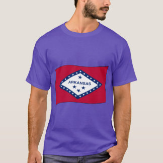 Flagge von Arkansas T-Shirt