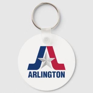 Flagge von Arlington, Texas Schlüsselanhänger